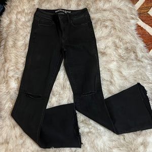 American Eagle High Rise Slim Flare